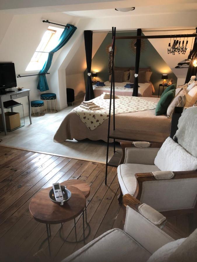 Chambre Studio Familiale La Brandonniere Courson Esterno foto